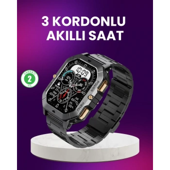 Nevamel® Bildirim ve Spor Takipli Akıllı Saat