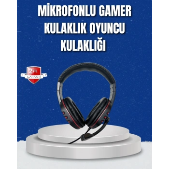 Nevamel Bilgisayar Oyuncu Kulaklığı – Yumuşak Pedli Dayanıklı İpli Kablo