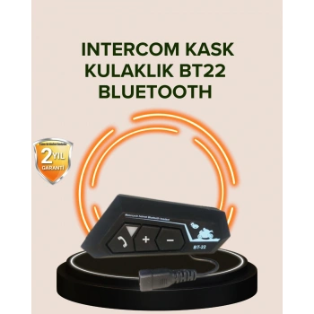 Nevamel® Bluetooth 5.0 Motosiklet Kask Kulaklık Eller Serbest ve Müzik Özellikli