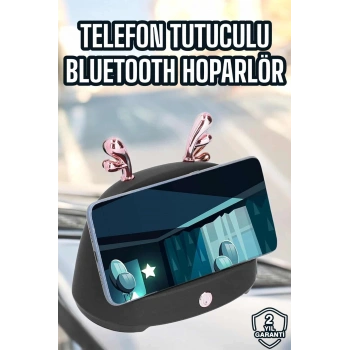 Nevamel Bluetooth Hoparlör Telefon Tutuculu Akıllı Hoparlör Uzun Pil Ömrü
