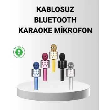 Nevamel Bluetooth Karaoke Mikrofon – Yüksek Ses Kalitesi Yankı Efektli Uzun Ömürlü Pil