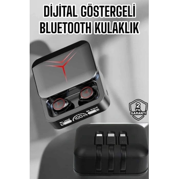 Nevamel Bluetooth Kulaklık Bluetooth Bağlantılı Powerbankli Yeni Nesil Kulaklık