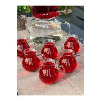 Nevamel Borosilikat Cam Bardak 6 Adet