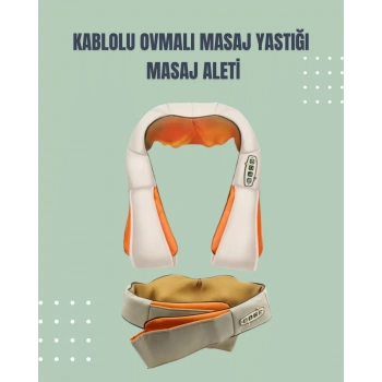 Nevamel® Boyun ve Omuz Masaj Aleti – Ovmalı ve Isıtmalı Ev Tipi Masaj Deneyimi