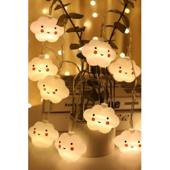 Nevamel Bulut Şeklinde Led Şerit Lamba 12 Adet