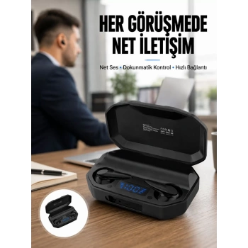 Nevamel® Çağrı Cevaplayabilen Akıllı Saat 5.2 Bluetooth Bağlantılı Gaming Kulaklık Yeni Nesil