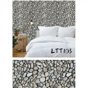 Nevamel Çakıl Taşı Desenli Yapışkanlı Folyo Kaplama Kağıdı