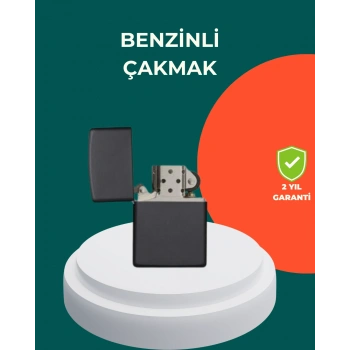Nevamel® Çakmak Parlak Siyah Doldurulabilir Hedyelik Eşya