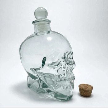 Nevamel® Cam Kurukafa İçecek Şişesi 14 cm