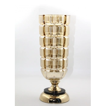 Nevamel Cam Şamdan Tekli Model 4