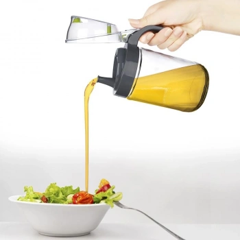 Nevamel® Cam Yağdanlık - Kulplu Sirkelik Sosluk 660ML (1431)