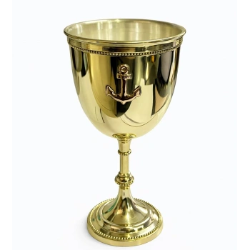 Nevamel® Çapa Desenli Pirinç Kadeh Bardak