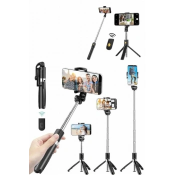 Nevamel Cep Telefonu Tripod Standı Manyetik Selfie Sopa Bluetooth Uzaktan Kumandalı