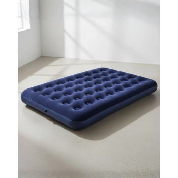 Nevamel® Çift Kişilik Şişme Yatak Dayanıklı Vinil Kamp ve Misafir Kullanımına Uygun