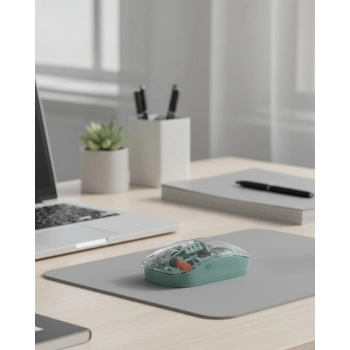 Nevamel® Çift Mod Bağlantılı Kablosuz Mouse Bluetooth ve USB Alıcılı