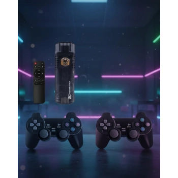 Nevamel® Çift Sistem Kablosuz Retro Oyun Konsolu HDMI Çıkış Android Uyumlu Gamepad Seti