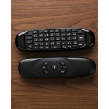 Nevamel® Çift Taraflı Hava Mouse Kablosuz Klavye ve Uzaktan Kumanda