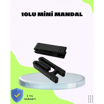 Nevamel® Cips Kahve ve Bakliyat İçin Poşet Kapatma Mandalı 10’lu