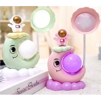 Nevamel Çocuk Odası Ay ve Astronot Desenli Gece Lambası