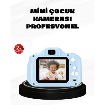 Nevamel Çocuklar İçin Mini Dijital Kamera – 1080p HD 2.0 İnç Ekran Komik Filtreli ve Şarjlı