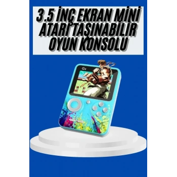 Nevamel® Çocuklara Özel 4K HD Retro Oyun Konsol El Atari Taşınabilir 500 Oyunlu