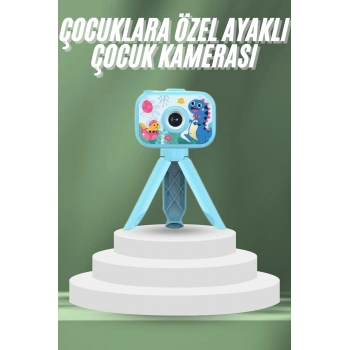 Nevamel® Çocuklara Özel Ayaklı Mini Fotoğraf Makinesi Dijital LCD Ekran