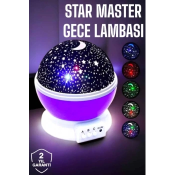 Nevamel® Çocuklara Özel Yıldızlı Gece Lambası