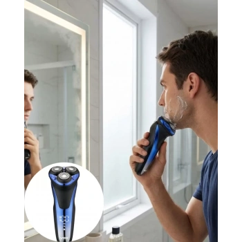 Nevamel® Çok Başlıklı Elektrikli Tıraş Makinesi Hassas Kesim Erkek Bakım Makinesi