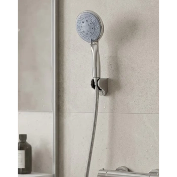 Nevamel® Çok Fonksiyonlu 4 Kademeli El Duşu Seti Spiral Hortumlu Banyo Duş Başlığı