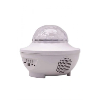 Nevamel Çok Renkli Projektör Lamba Disko Topu Gece Lambası Kablosuz