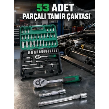 Nevamel® Çok Uçlu ve Farklı Ölçülü 53 Parça Alet Seti