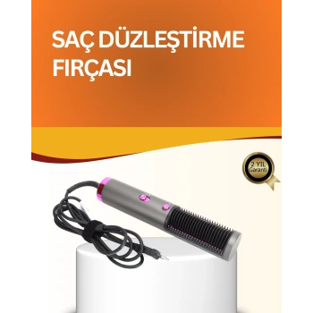 Nevamel Çok Yönlü Kullanıma Uygun Saç Kurutma ve Düzleştirme Fırçası