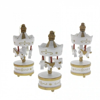 Nevamel Dekoratif 6lı Beyaz Mini Atlı Karınca