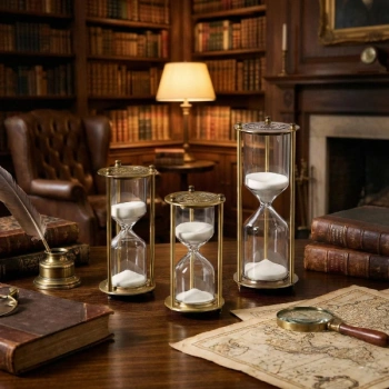 Nevamel Dekoratif Cam Kum Saati 7x14 cm