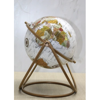 Nevamel® Dekoratif Metal Standlı Dünya Küre - Model 4