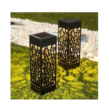 Nevamel Dekoratif Solar Güneş Enerjili Bahçe Aydınlatması Yürüyüş Yolu Seti (6 Adet)