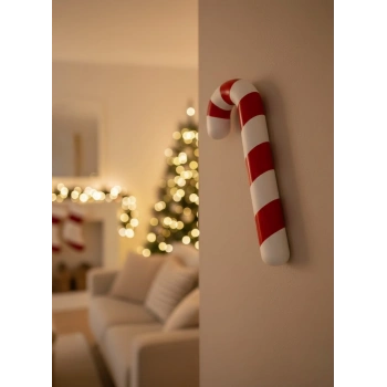 Nevamel® Dekoratif Yılbaşı Şekeri Yerde Biblo Salon Dekoru 13x34 cm