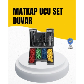 Nevamel® Delme Uç Seti 24 Parça Kutulu Matkap Ucu Ahşap Metal Beton İçin