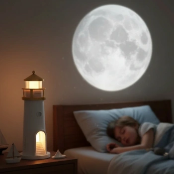 Nevamel Deniz Feneri Projektör Gece Lambası