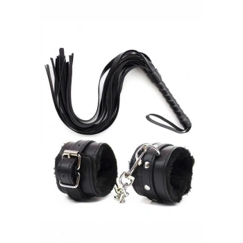 Nevamel® Deri Bileklik Kırbaç Harness Set