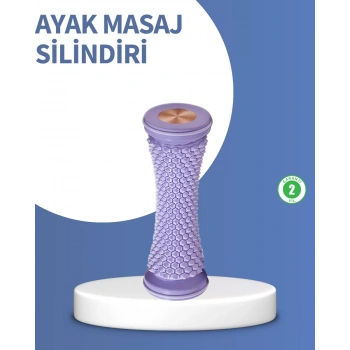 Nevamel® Derin Doku Ayak Masaj Silindiri Plantar Fasiit Topuk Ağrısı İçin
