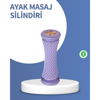Nevamel® Derin Doku Ayak Masaj Silindiri Plantar Fasiit Topuk Ağrısı İçin