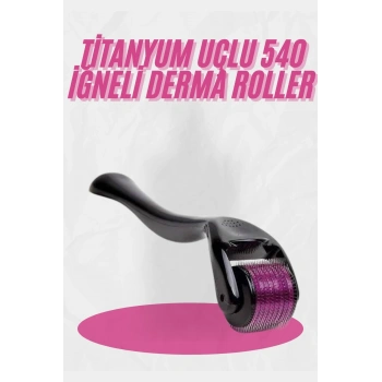 Nevamel Dermaroller Titanyum 540 Iğneli 1 Mm Saç Kaş Sakal Serum Kullanıma Uygun