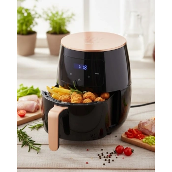 Nevamel® Dijital Dokunmatik Air Fryer 2400 Watt Güç ve Çok Fonksiyonlu Kullanım