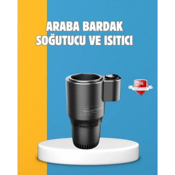 Nevamel® Dijital Ekranlı Akıllı Bardaklık Araç İçi Termal Isıtıcı Soğutucu