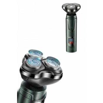 Nevamel Dijital Göstergeli 3 Başlıklı Tıraş Makinesi Islak Kuru Lazer Öncesi Günlük