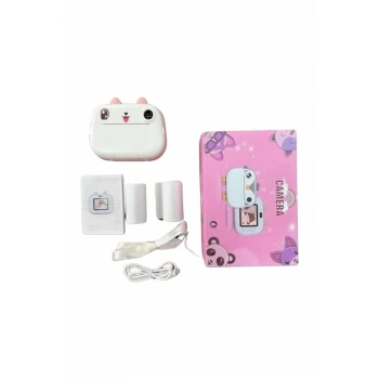 Nevamel Dijital HD Video Kamera Çocuk Fotoğraf Makinesi  Anlık Termal Rulo