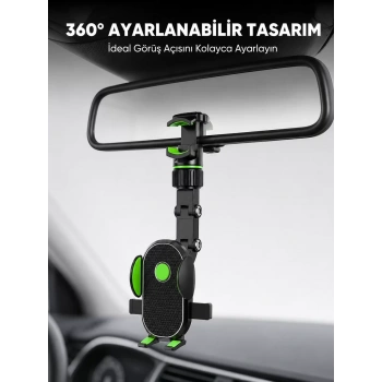 Nevamel® Dikiz Aynasına ve Koltuk Başlığına Uyumlu Telefon Tutucu Yeni Nesil
