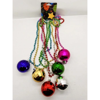 Nevamel Disko Topu Kolye Seti 6 Adet