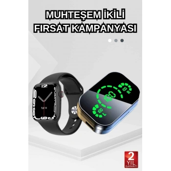 Nevamel Dokunmatik Akıllı Saat Yeni Nesil Kulaklık Kampanyası ANC Özelliği Yüksek Ses Kaliteli